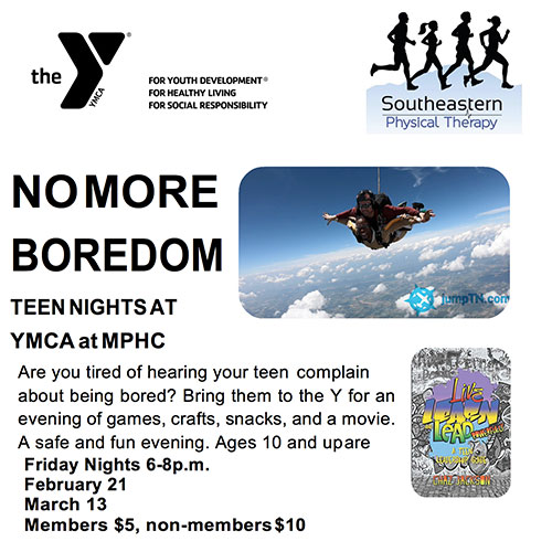 TEEN NIGHTS AT YMCA at MPHC