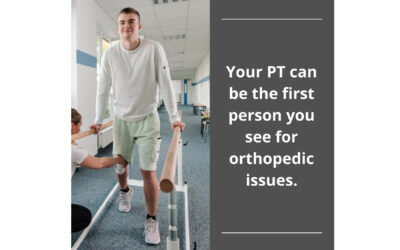Choosing a PT first can often lead to better outcomes and lower out of pocket cost.