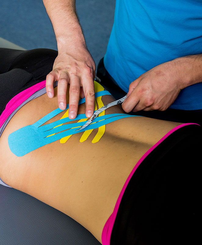 Kinesiotaping/McConnell taping 
