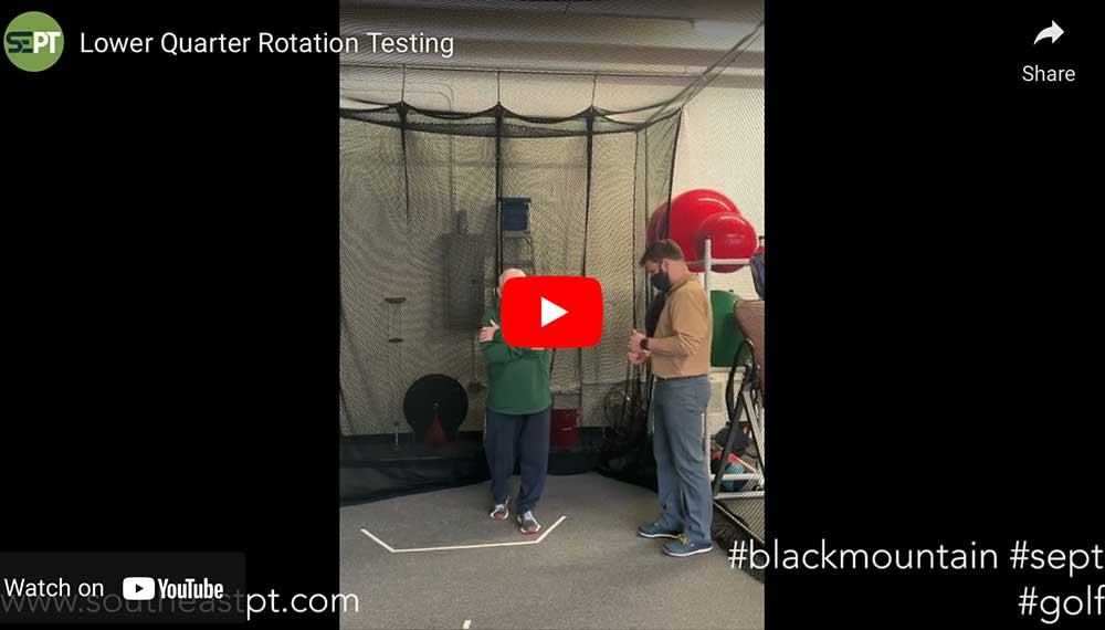 Lower Quarter Rotation Testing