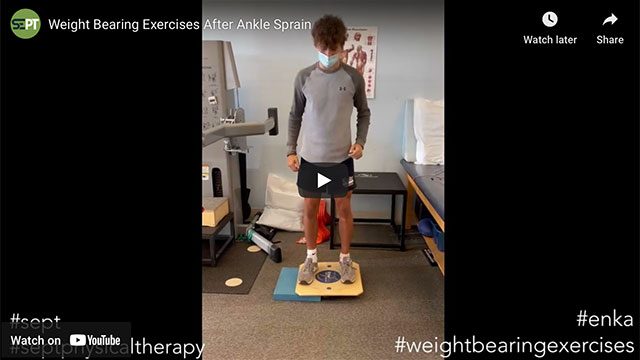 Weight Bearing Exercises After Ankle Sprain