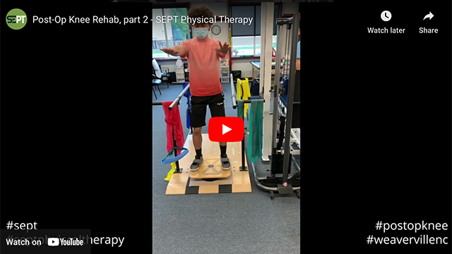 Post-Op Knee Rehab, part 2